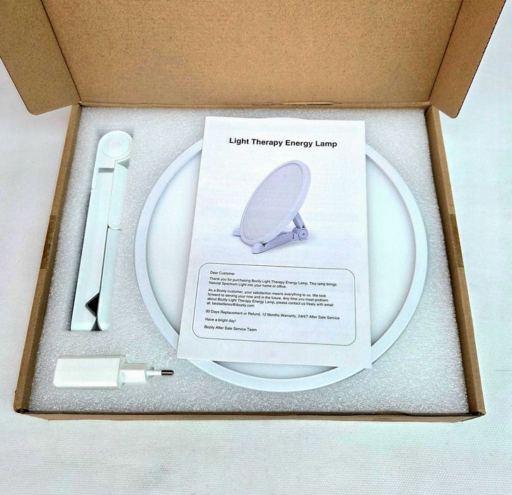 Lâmpada de terapia de luz Bozily 10.000 Lux – 12W – LED