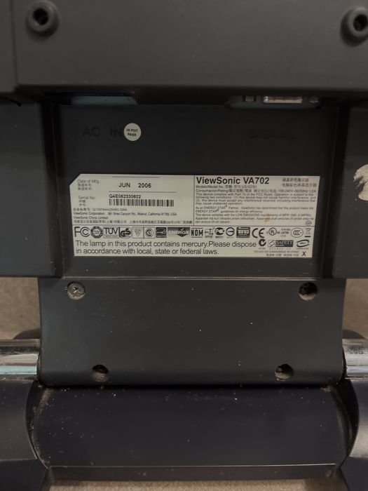 Монитор ViewSonic  VA702