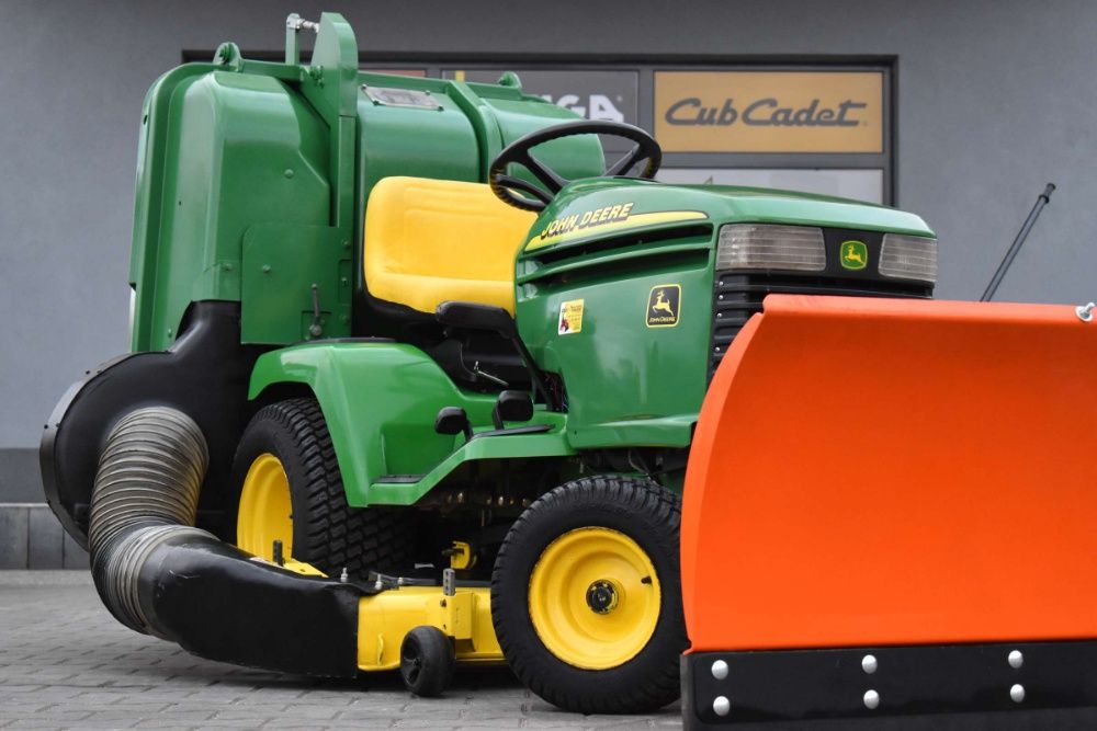kosiarka traktor ogrodowy diesel John Deere GX 355 , 415 , 455  ,740, 748 Kosz hydrauliczny, wspomaganie