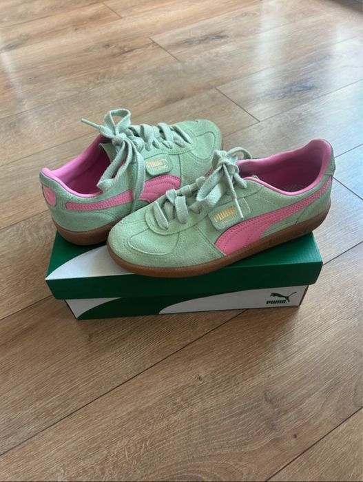 Zamszowe buty Puma Palermo