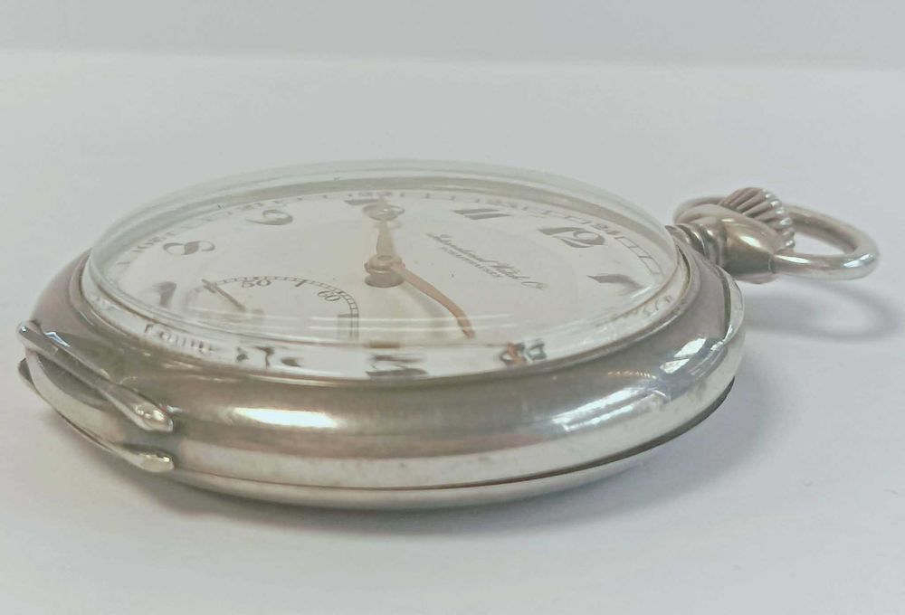 IWC Schaffhausen srebrny zegarek kieszonkowy 0.800