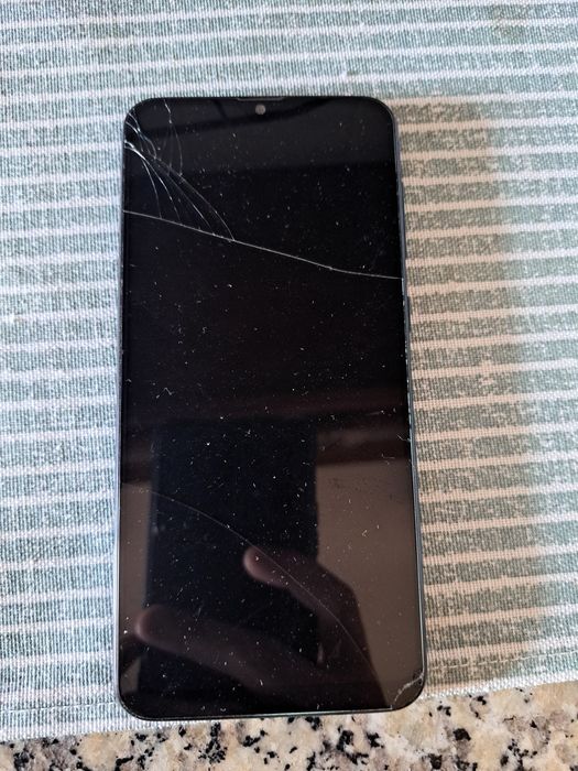 Samsung galaxy A30s com ecrã queimado