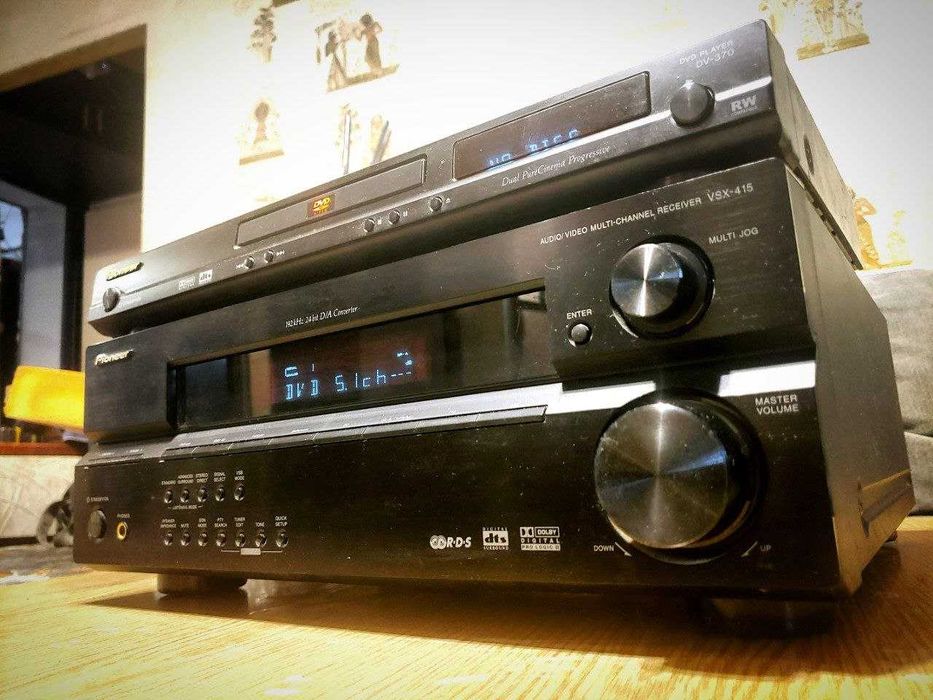 Ресивер/Усилитель PIONEER VSX 415 DTS 5.1 Идеал. + ПОДАРОК DVD player!
