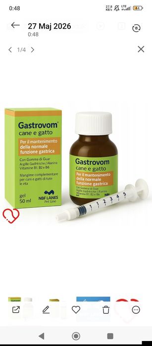 2xNBF LANES GASTROVOM 50ml cene e gatto