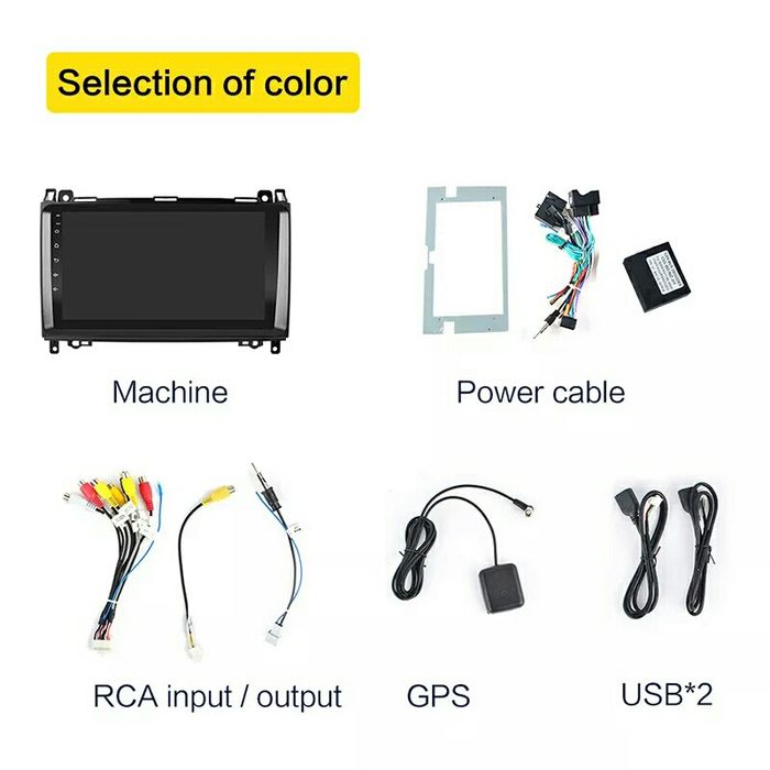 Магнитола mercedes vito 639, sprinter, vw crafter, b 200 android