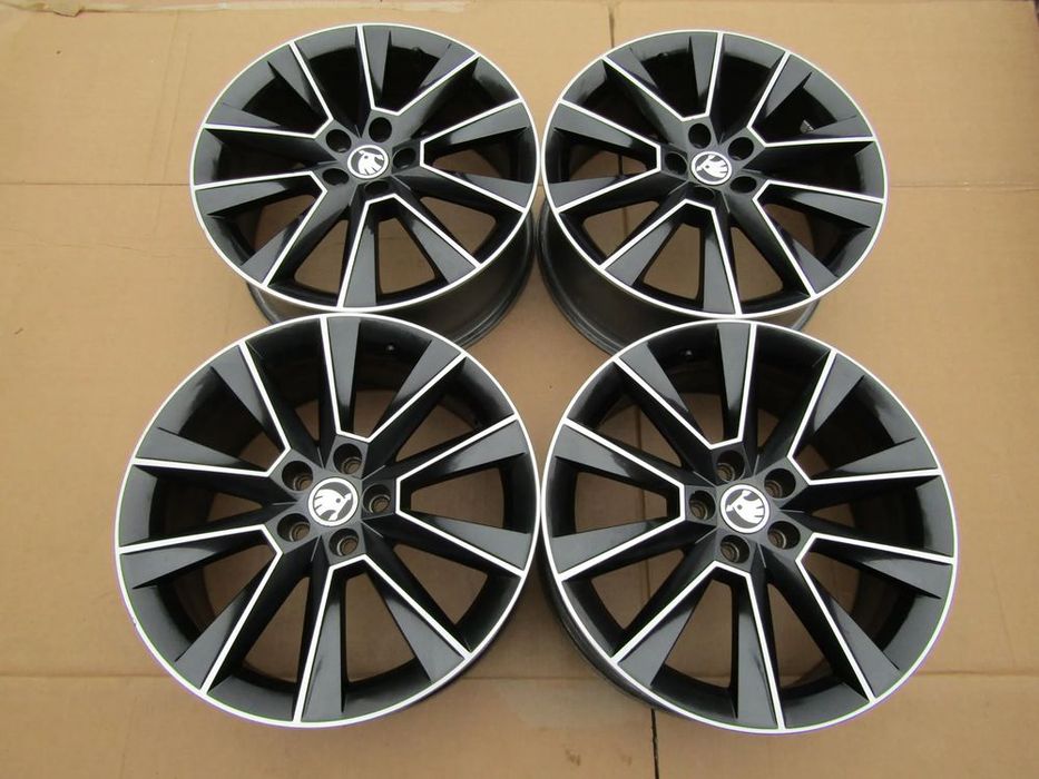 4x felgi aluminiowe 17 skoda kamiq 7 j 5x100 et46 / oryginalne