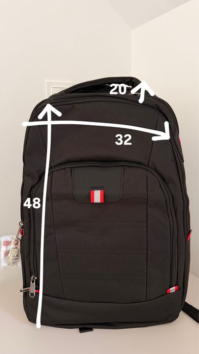 Duży Plecak Miejski Della Gao  na Laptopa 15.6