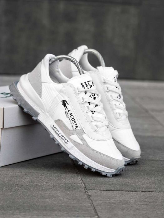 Кросівки чоловічі білі Lacoste Elite Active  White
