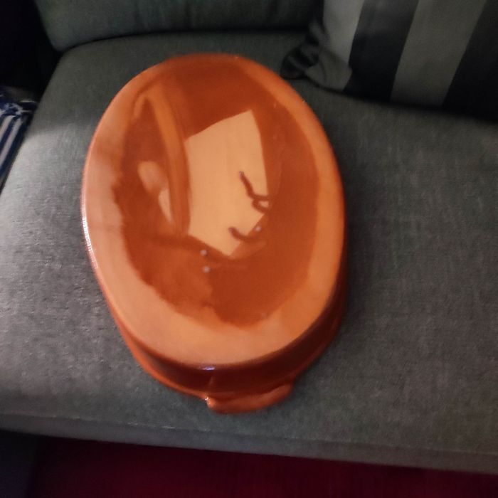 Assadeira de barro, nunca usada