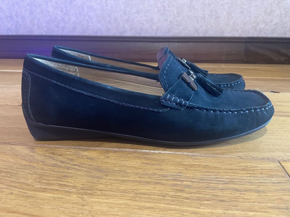 Женские мокасины Geox из натуральной замши