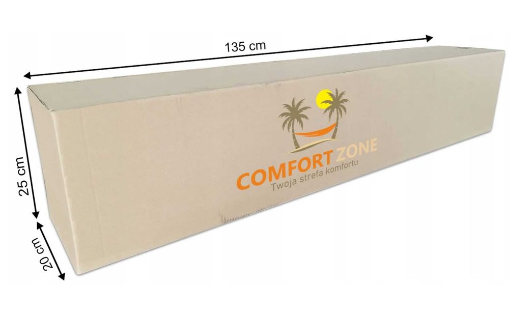 Zestaw Stelaż + Hamak 2os Boho komplet przenośny Comfort Zone 200 KG