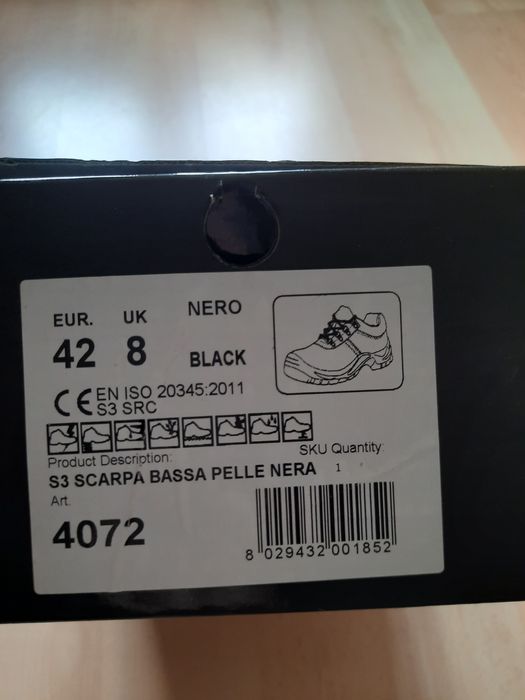 Sapatos protecção n°42