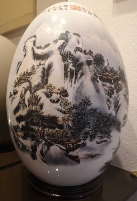 Ovo da Sorte em Porcelana Chinesa