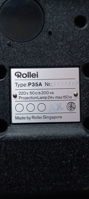 „Rzutnik slajdów Rollei P35A – komplet, 700