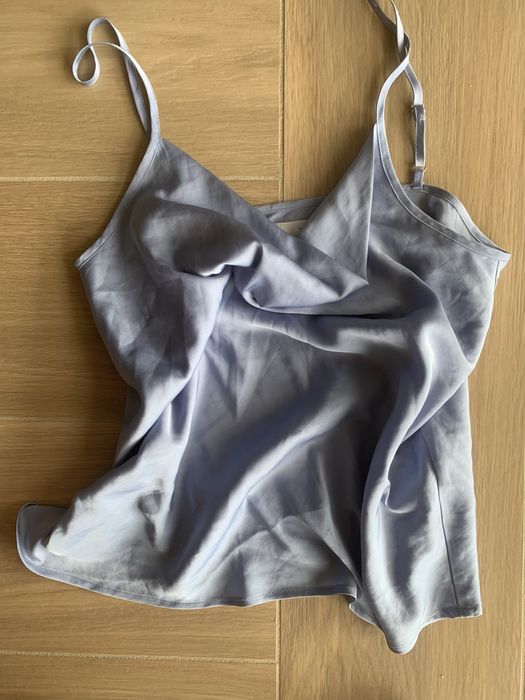 Niebieska pidzamka satynowa baby blue S Reserved