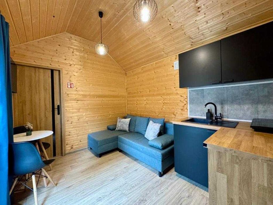 Domki Piotrowice – 5 min do Energylandii, sauna & jacuzzi!