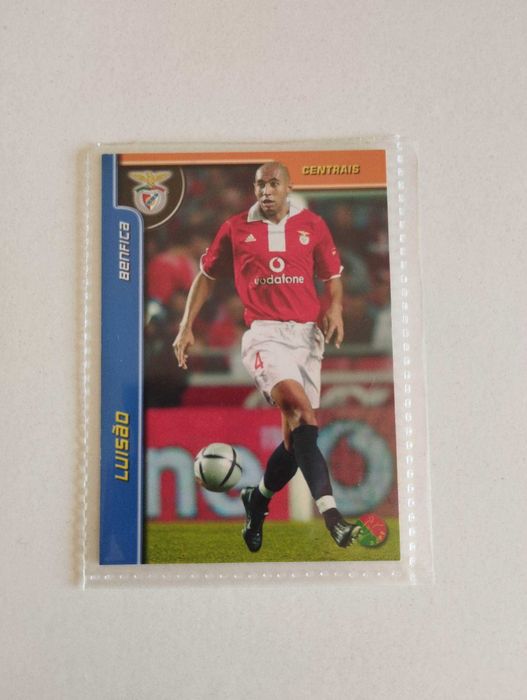 Cromo Luisão Benfica Panini Mega craques 04/05