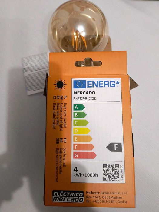 Żarówki dekoracyjne Electrico mercado 1 szt
