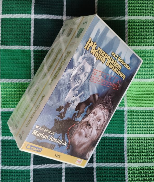 film VHS "Jak rozpętałem II wojnę światową" nie otwarte