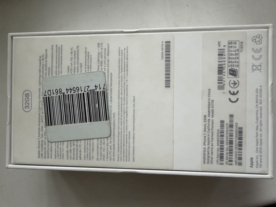 Apple iPhone 7  32 Gb Black