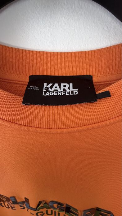 Bluza Karl Lagerfeld – pomarańczowa, rozmiar L