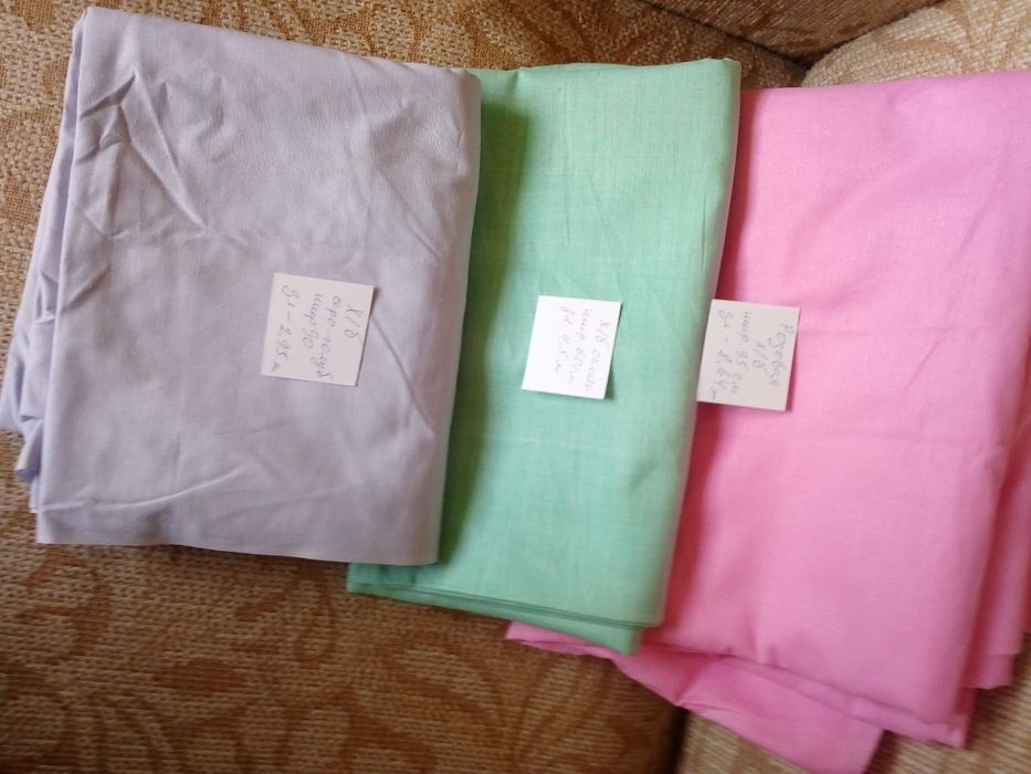 Х/б ткани на летние платья,на постельное белье по 40 грн за метр