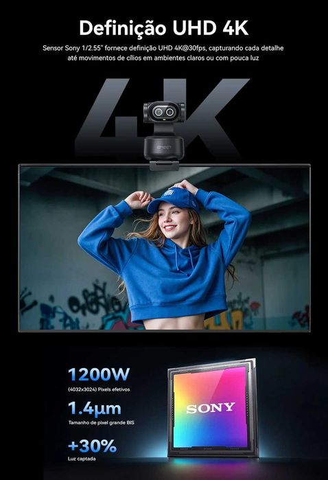 Webcam 4K Emeet Pixy Ai