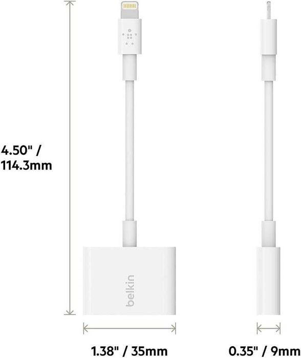 Belkin 3.5 MM AUDIO+CHARGE RockStar for iPhone
