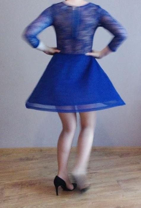 Sukienka H&M 34 chabrowa