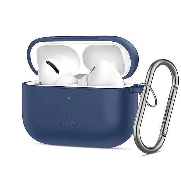 Tech-Protect Silicone Hook Apple Airpods Pro 3 Navy Blue