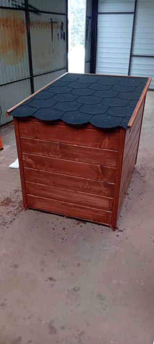 Buda dla dużego psa XXL ocieplana +kurtyna izolacyjna