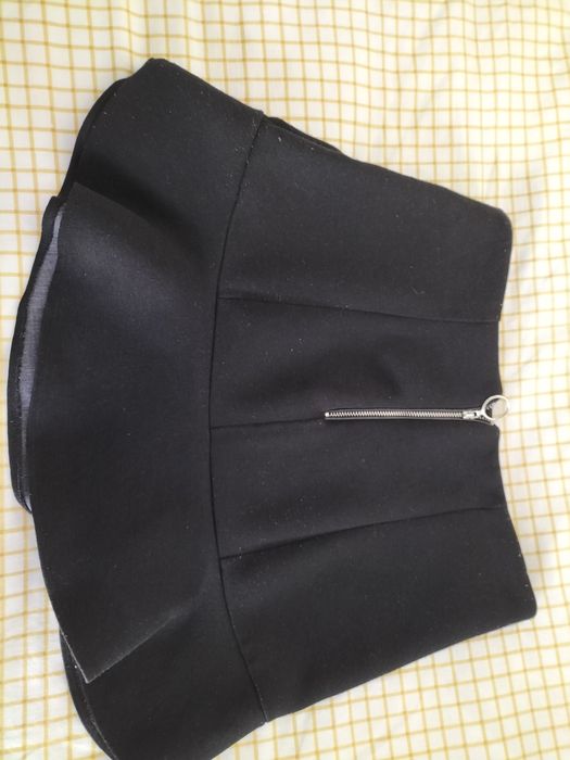 Mini Saia preta inverno Pull&Bear