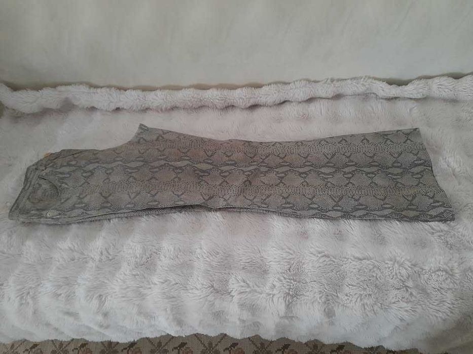 Casaco e calça em pele natural