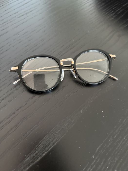 Óculos Thom Browne Originais – Black & Gold Round Glasses