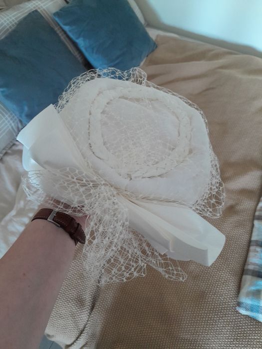 Toczek damski, retro, fascynator, ślub, wesele, komunia, kapelusz