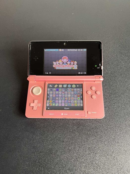 Nintendo 3DS Rosa com 100+ Jogos