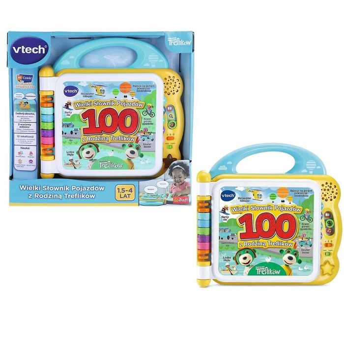 Vtech Wielki słownik Pojazdów z Rodziną Treflików 61799