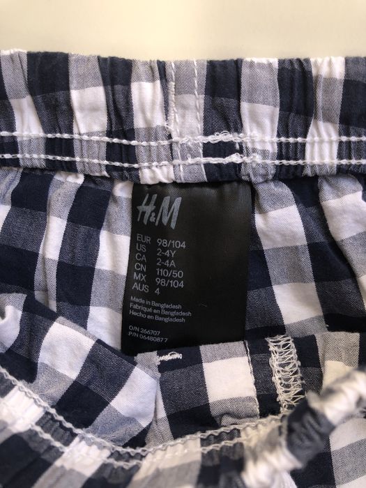 Roupa criança calções 2/3/4 anos H&M