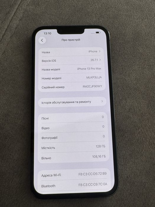 Продам iPhone 13 Pro Max128GB