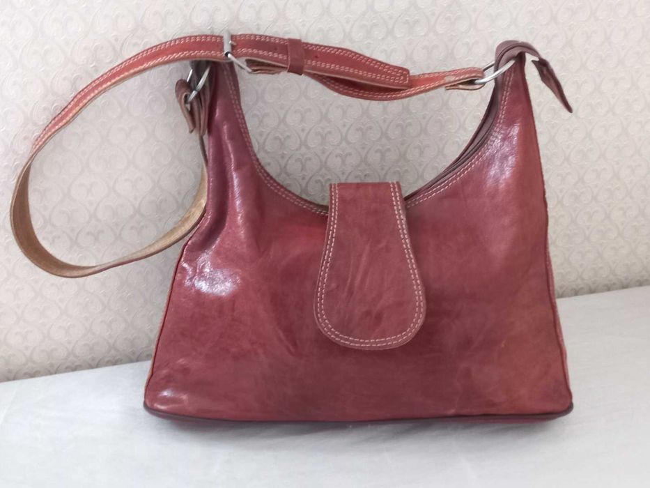 Винтажная кожаная сумка СССР.