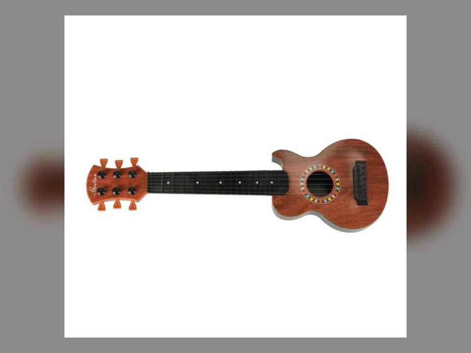 Nowa Gitara Dla Dzieci 6 Strun 46,5 Cm Zabawkowa Do Nauki Kostka