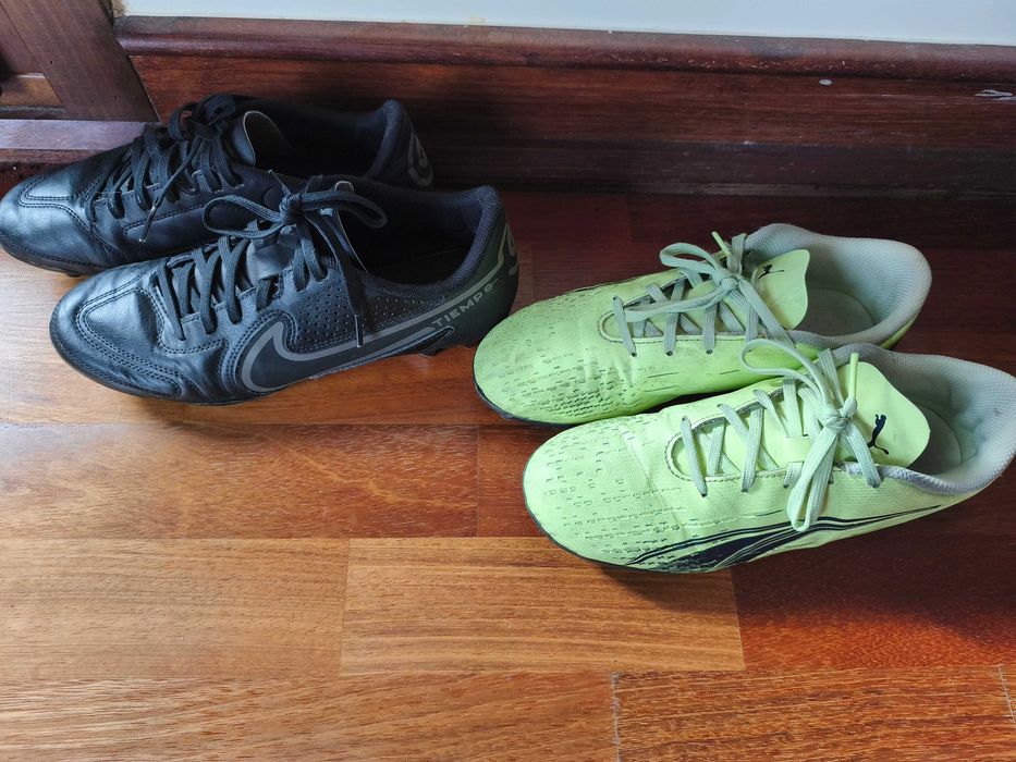 Chuteiras com Pitons