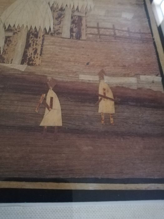 Moldura com estampa / linda