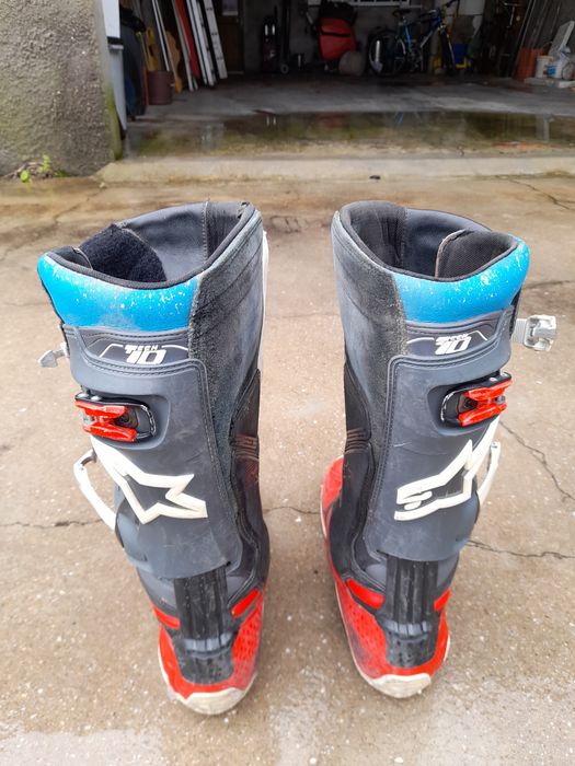 Botas Alpinestars Tech10 N 42 em bom estado