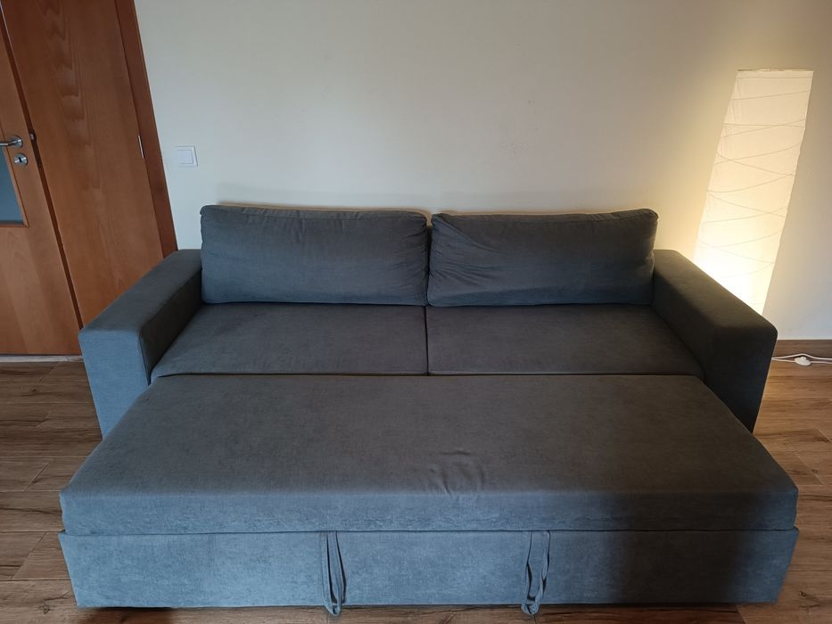 Sofá-Cama Confortável e Pouco Usado (Feira dos Sofás)