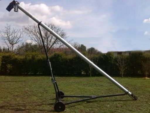 Погрузчик шнековый. Шнек нержавеющий. Зернометатель Ø129 мм.