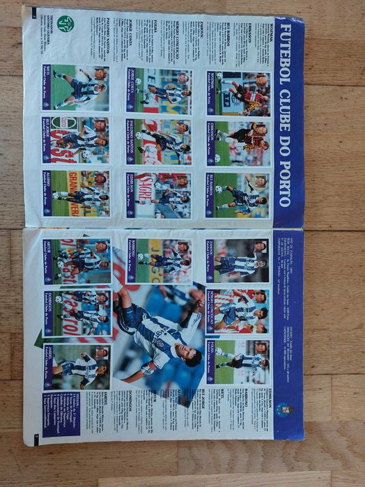 Caderneta de cromos "Futebol 96-97" - Completa