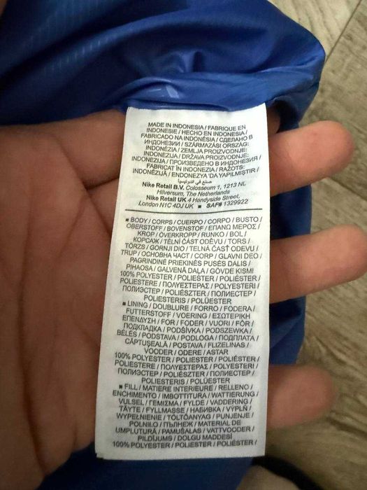 ОРИГІНАЛ! Пуховик Nike NSW Club Puffer Jacket M L XL XXL | FB7368-480