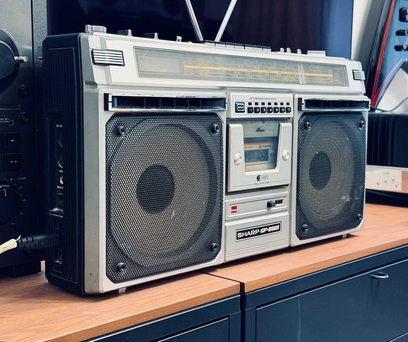 ‼️Sharp GF-8585 — легендарный boombox 80-х с настоящим басом