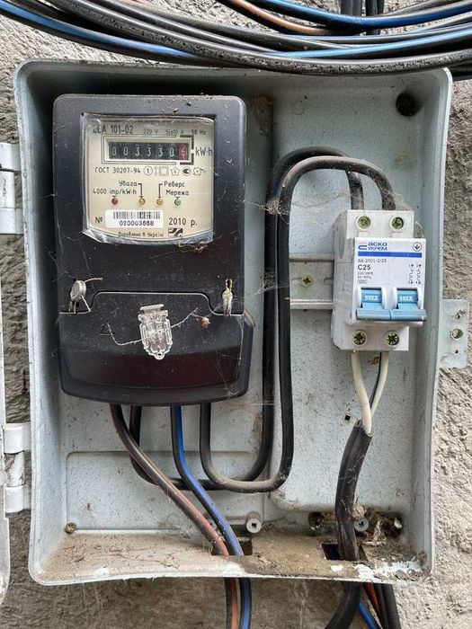 Лічильник (счётчик) електричний електрощит электрощиток